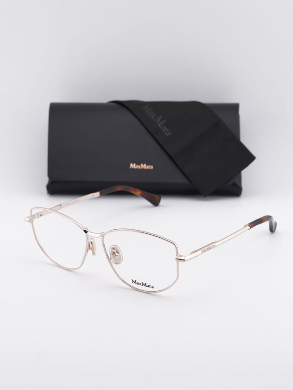 Max Mara MM5153 028 Oval Eyeglasses 55mm - Gold